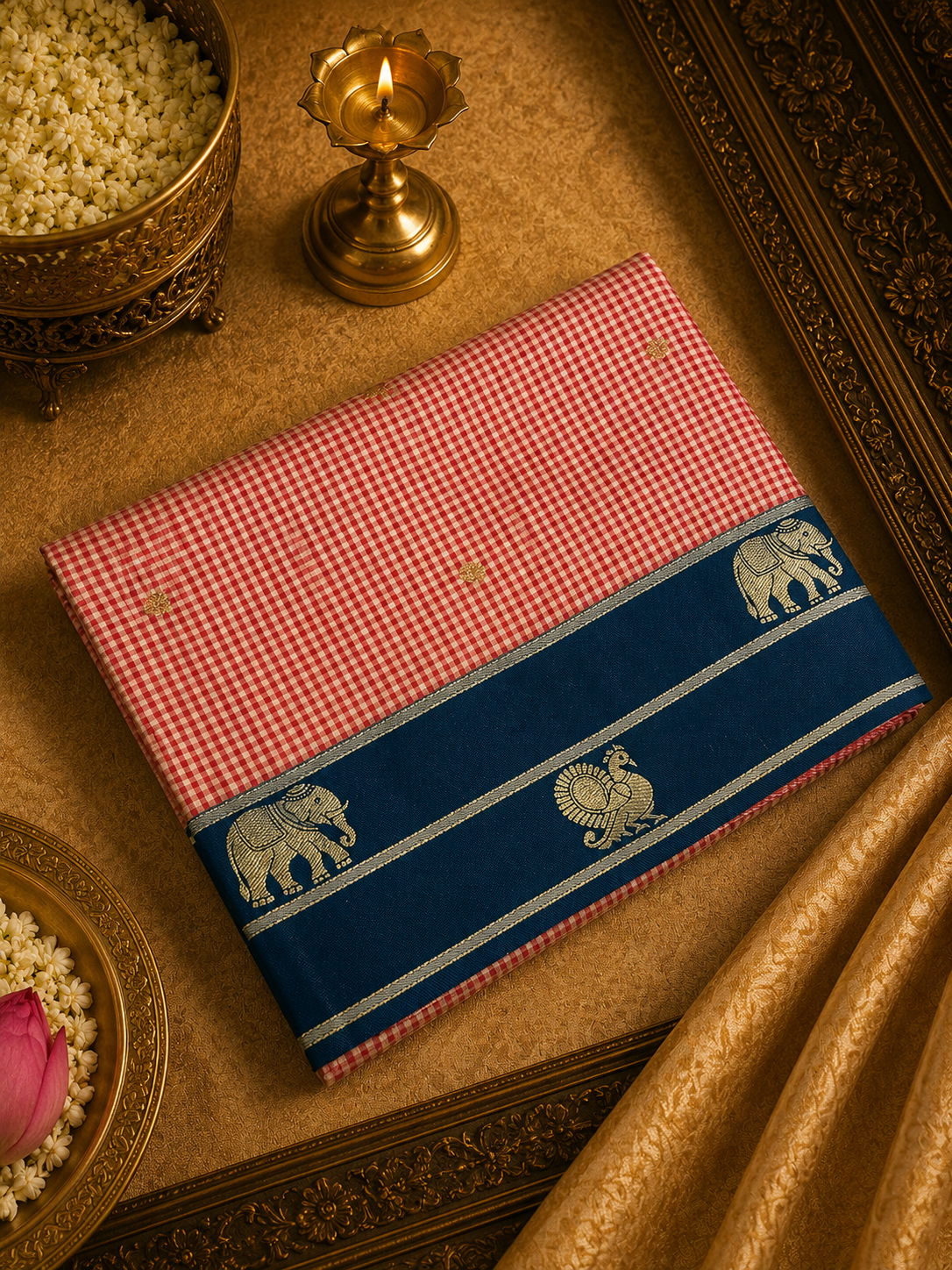 Premium Semi Kanjeevaram Silk Saree