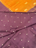 Pure  Mix Mysore Crepe Silk Saree