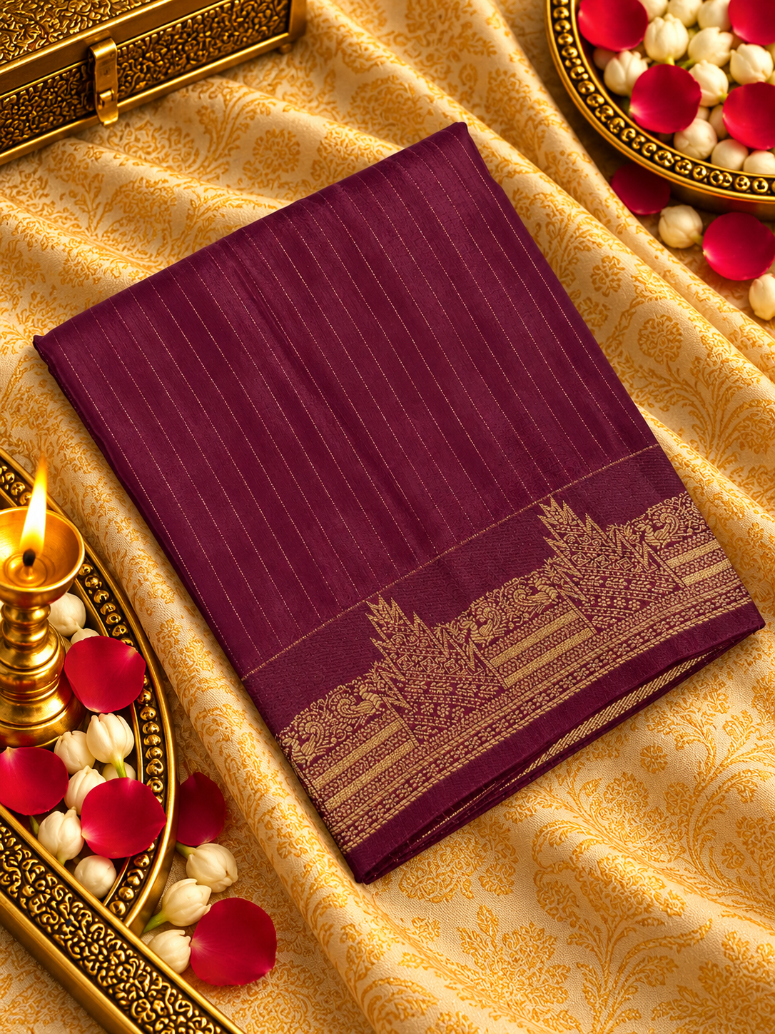 Premium Crepe Silk Saree - 902771