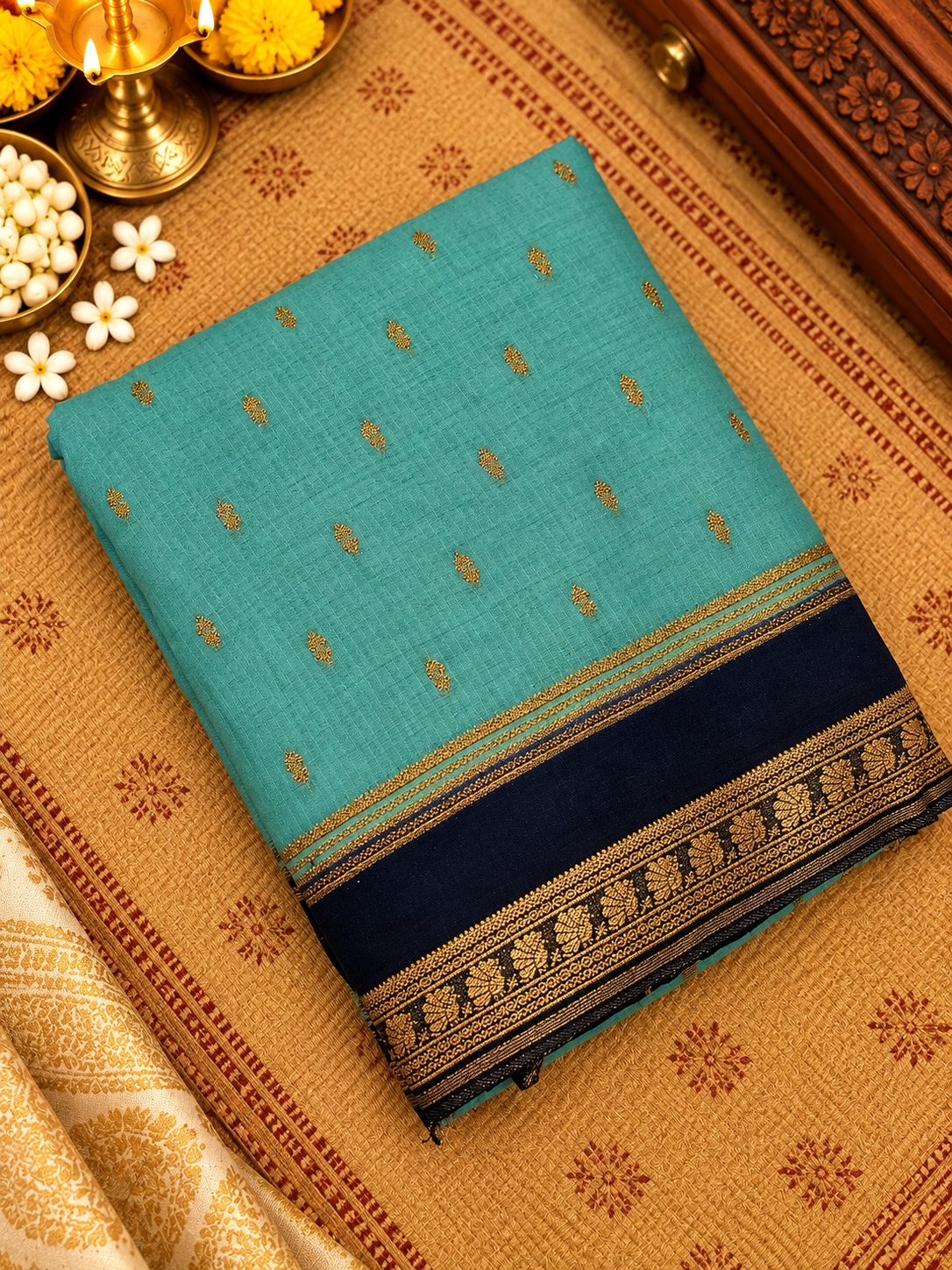 Premium Wrinkle Chiffon Saree - 902993