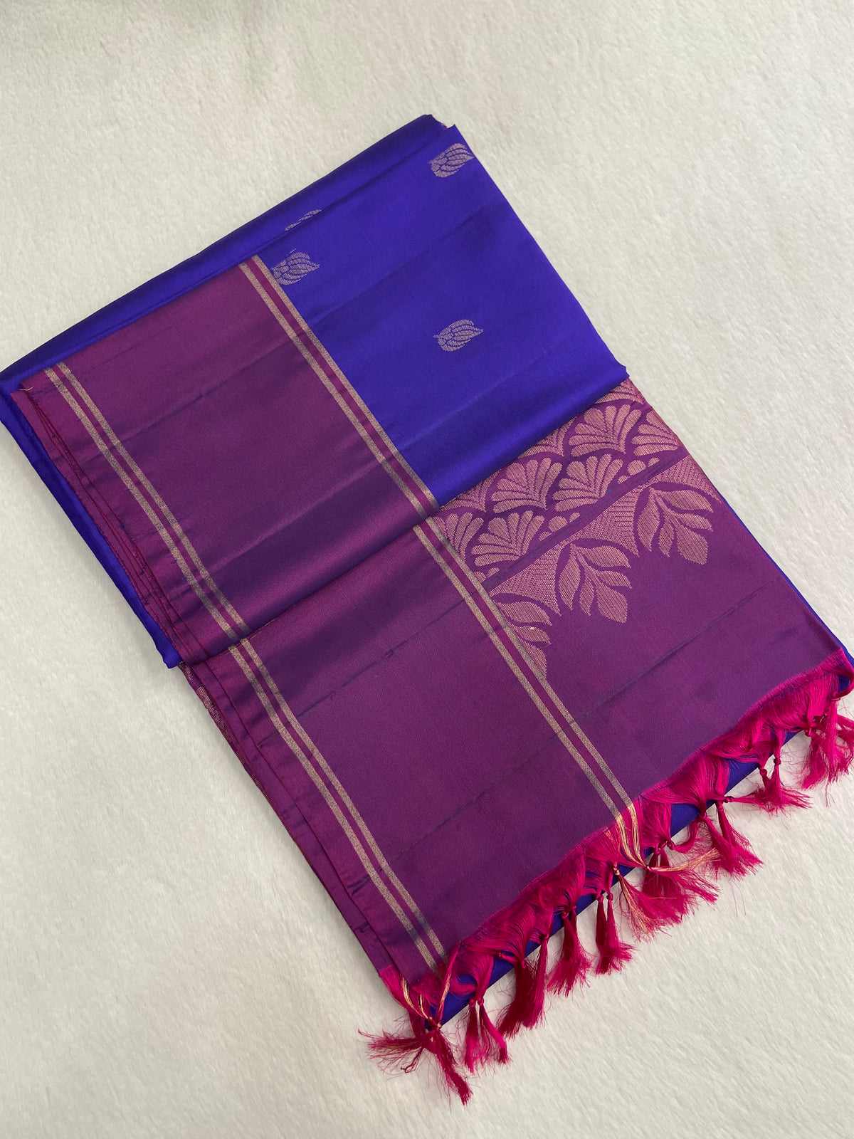 Half Mix Kanjeevaram Soft Silk Saree