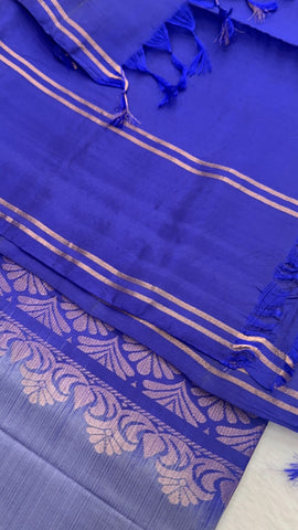 Half mix Kanjeevaram soft silk saree