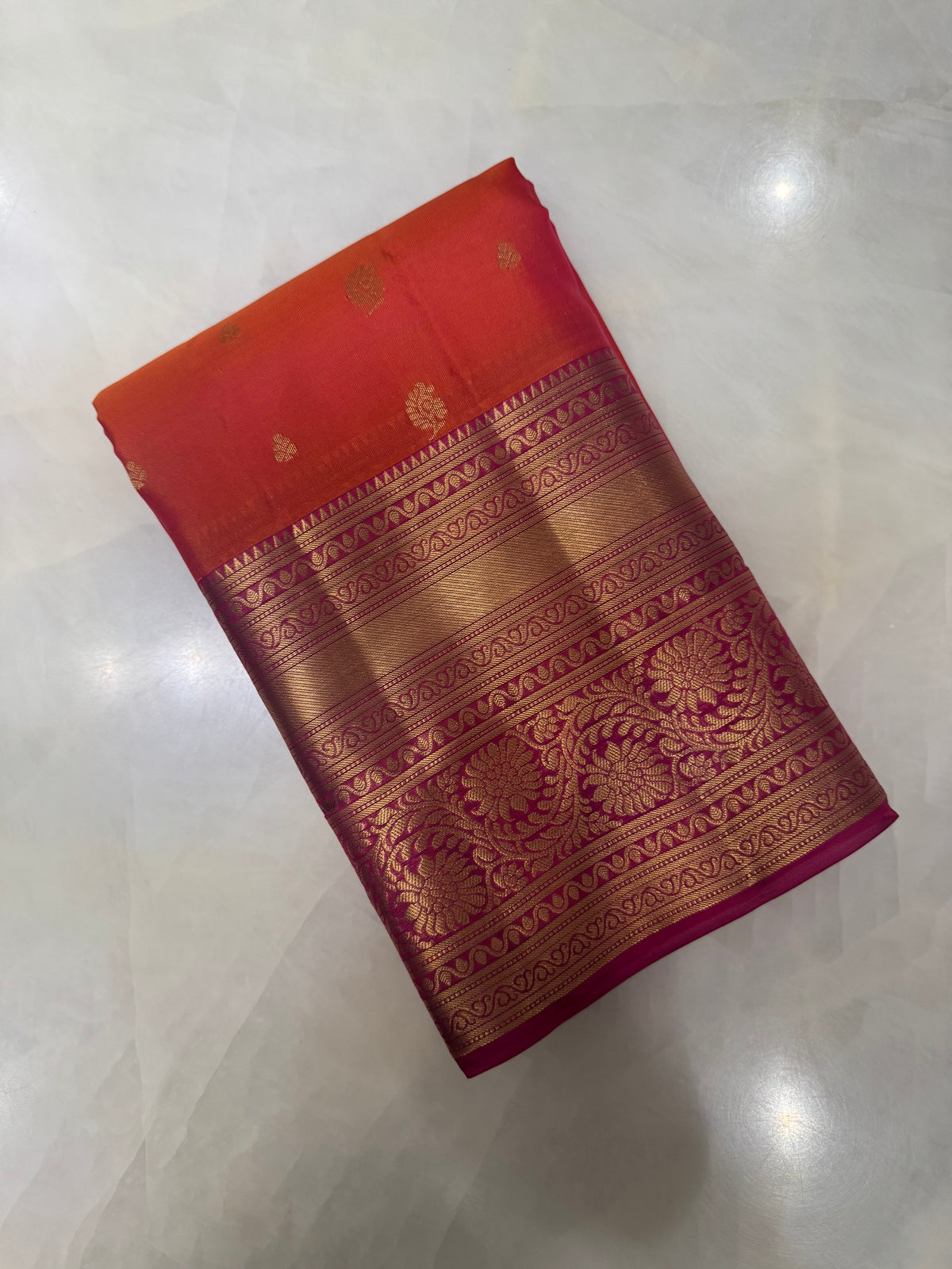 Half Mix Kanjeevaram Silk Saree