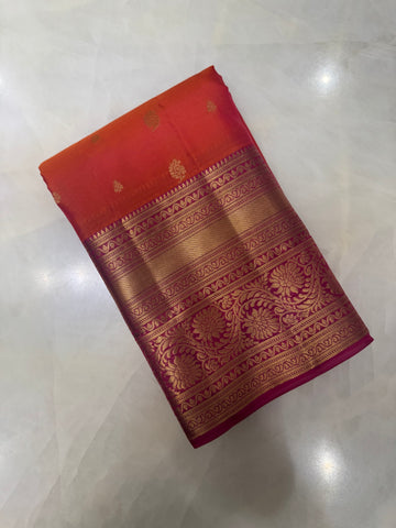 Half Mix Kanjeevaram Silk Saree
