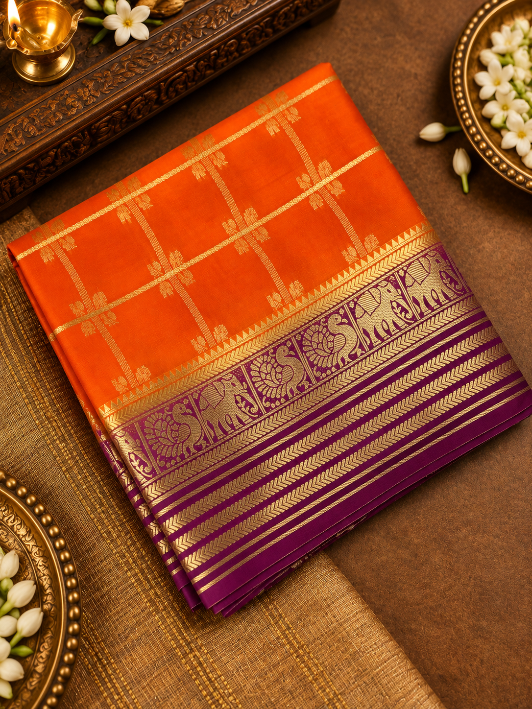 Pure Mix Mysore Crepe Silk Saree-902623