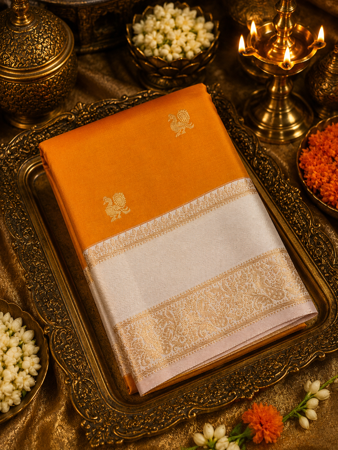 Premium Semi Kanjeevarams Silk Saree