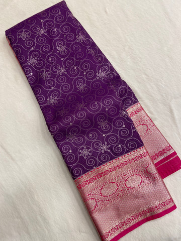 Pure Mix Kanjeevaram Silk Saree