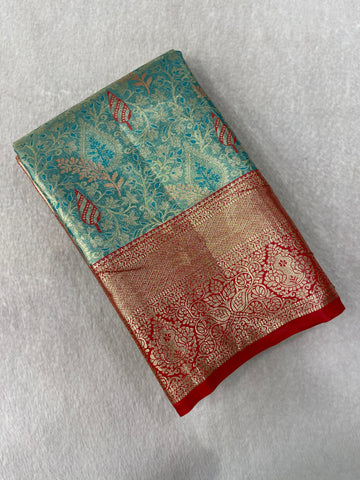 Bridal Semi Tissue Silk Saree