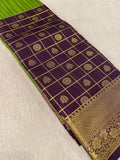 Premium Bridal Semi Kanchipuram Silk Saree -902334