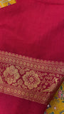 Premium Banarasi Crepe silk Saree With Appliqué Work -902830