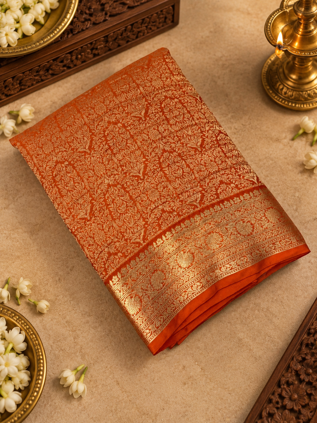 Premium Crush Georgette Saree -901172