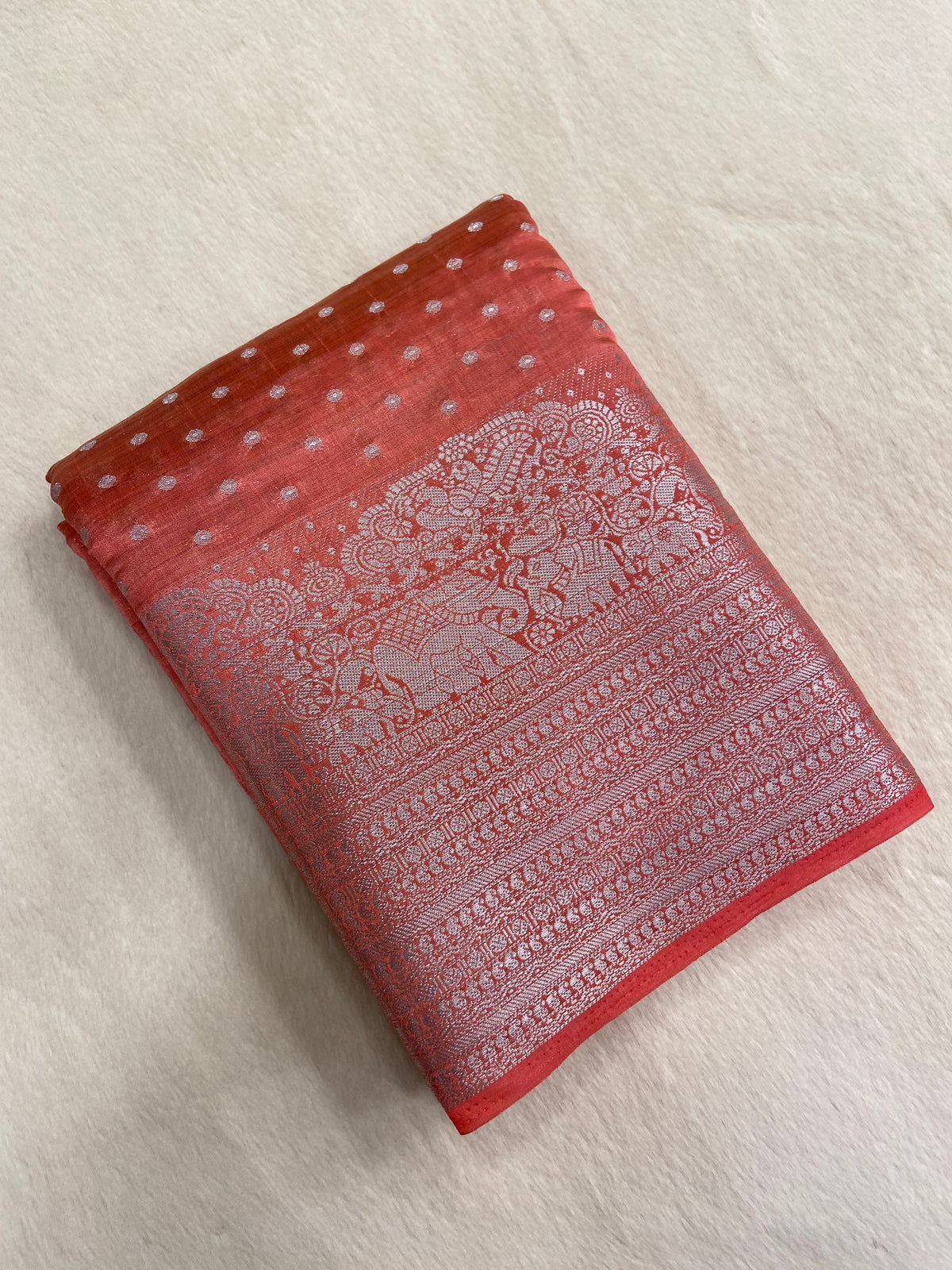 Butter Crepe Silk Saree