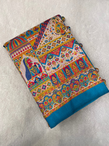Premium Pashmina Silk Saree