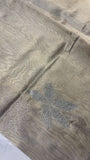 Premium tussar saree with zari embroidery