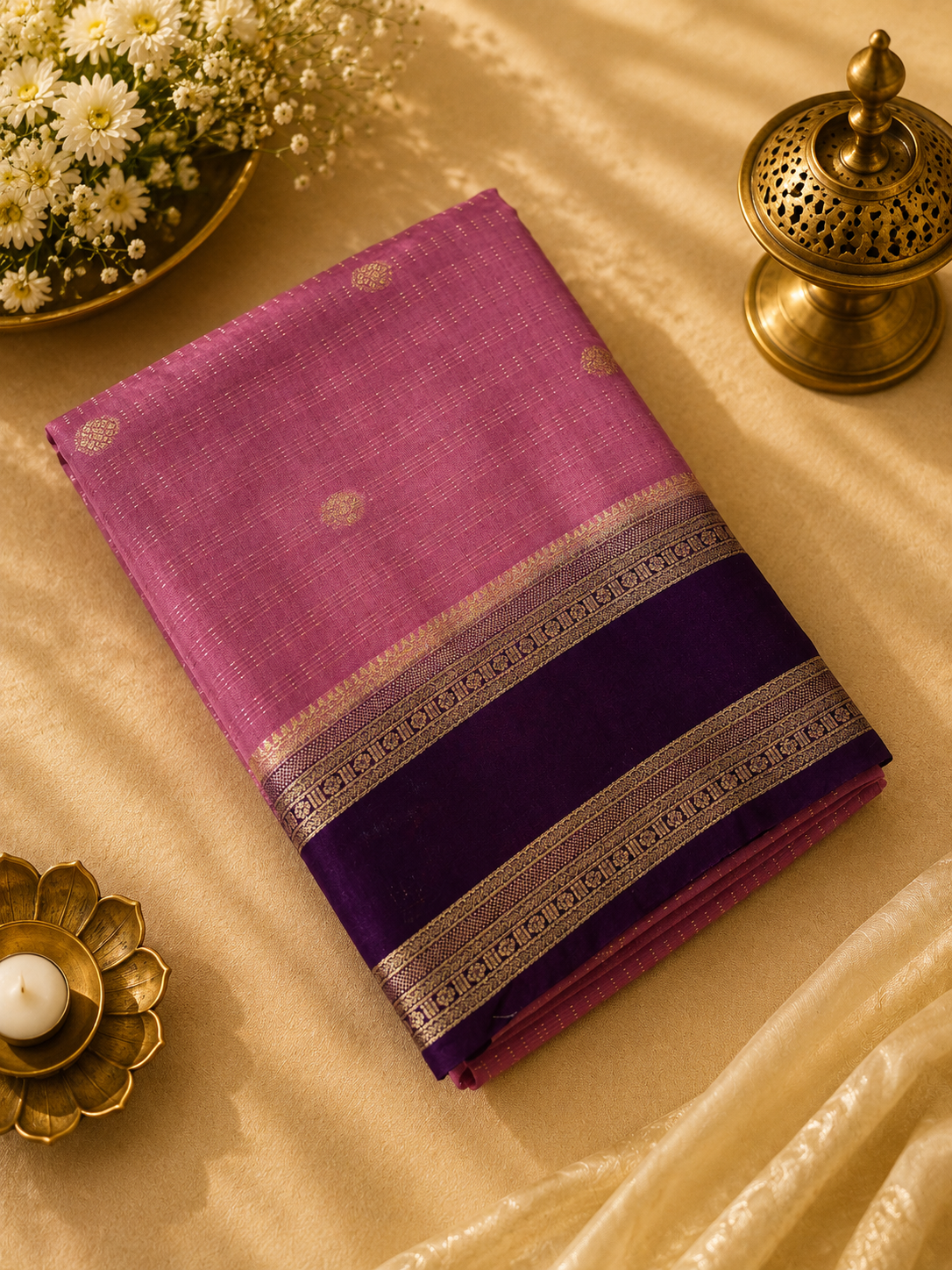 Premium Semi Chanderi Saree