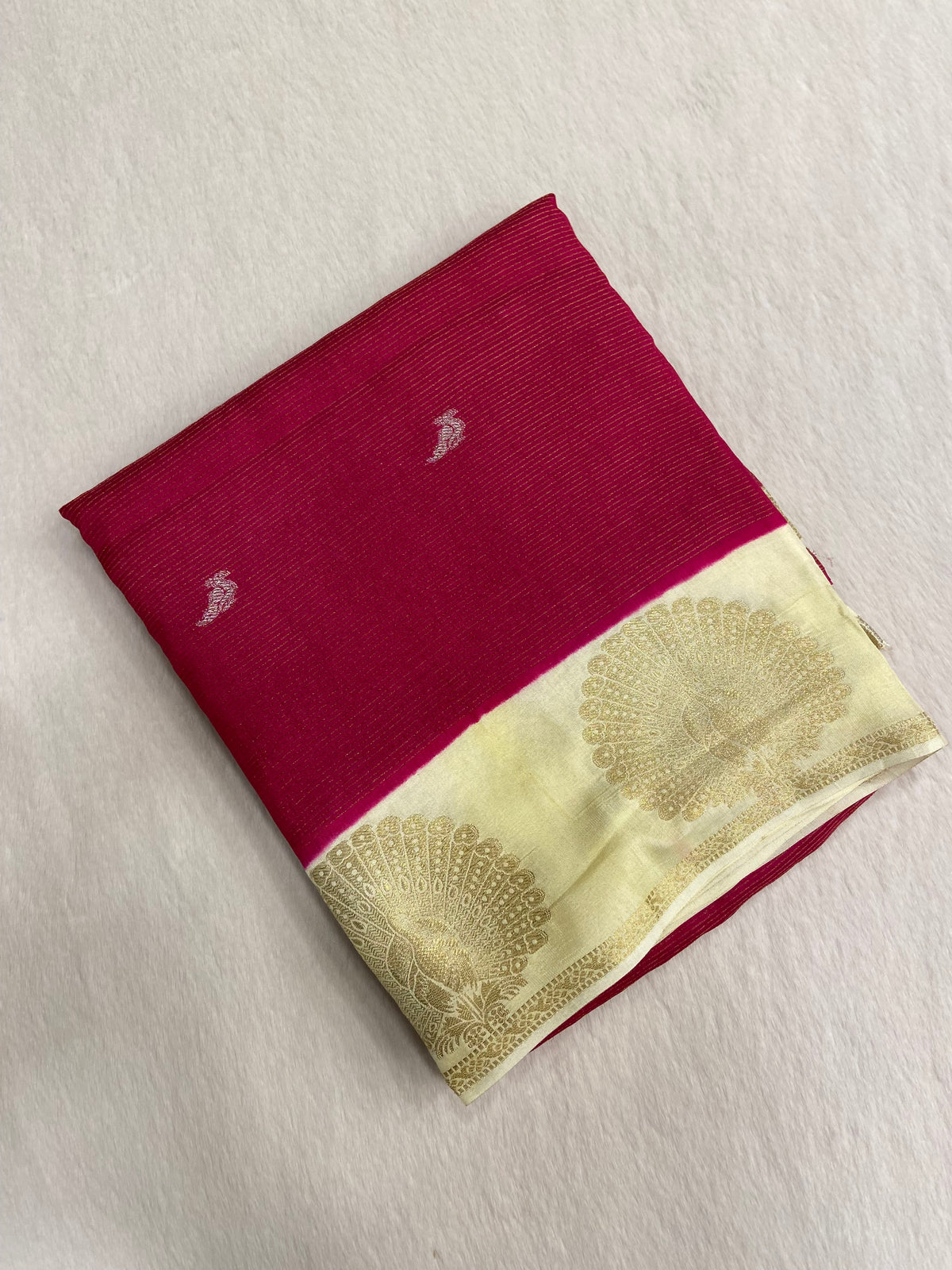 Premium semi Kolkata crepe silk saree