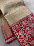Premium Bridal Semi Tissue Silk Saree