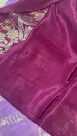 Pure Chinnon Saree