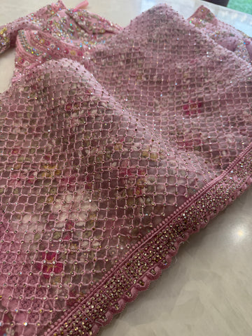 Premium Cocktail saree with stitched blouse