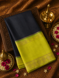 Pure Mix Mysore Crepe Silk Saree