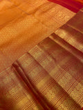 Pure Kanjeevaram Silk Saree- Peach