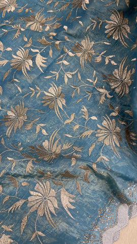 Pure Crush Organza Saree