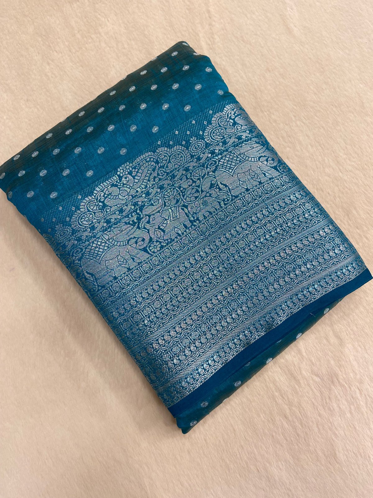 Butter Crepe Silk Saree