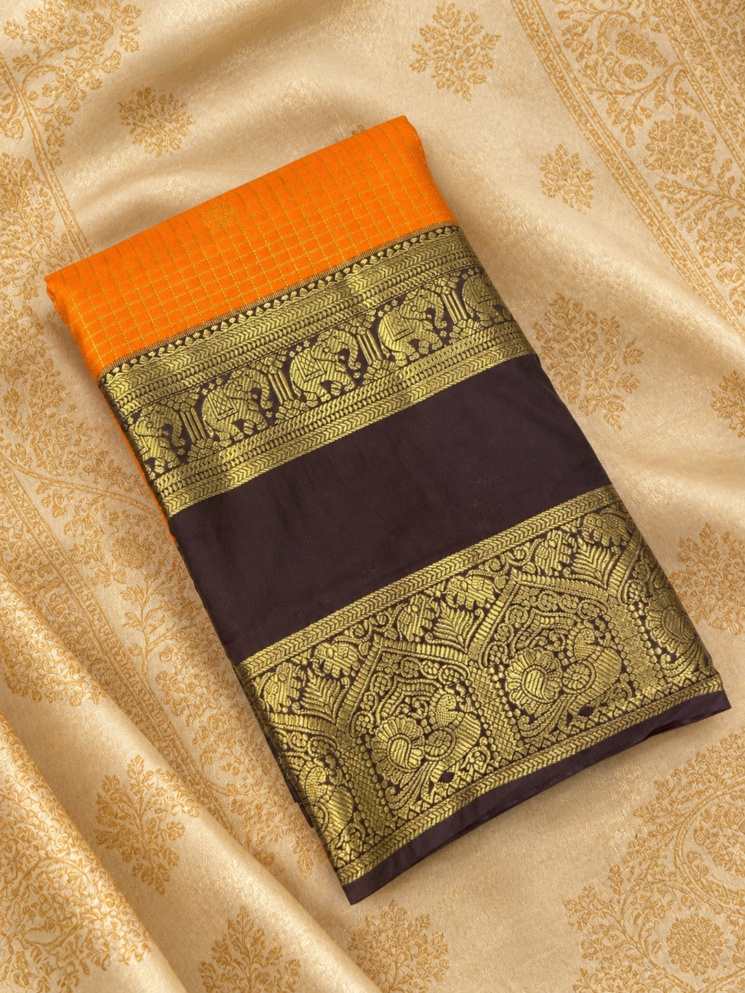 Premium Bridal Semi Kanchipuram Silk Saree - RF1308