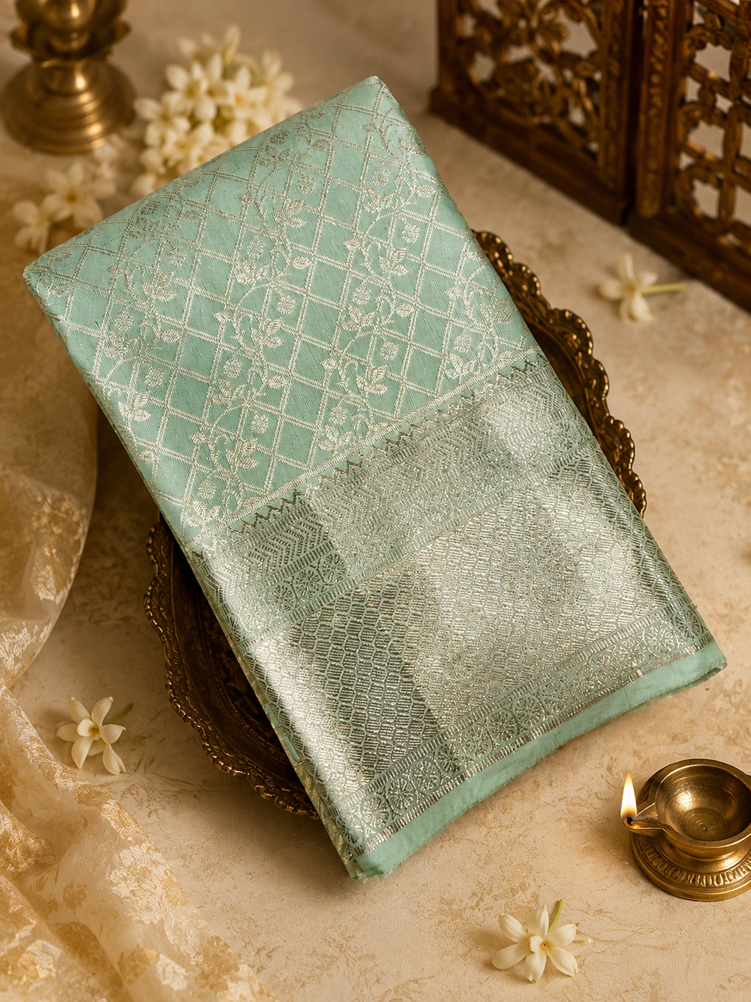 Premium Semi Kanchipuram Silk Saree