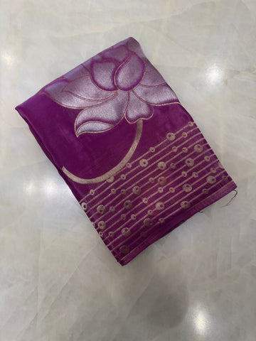 Pure Chinnon Saree