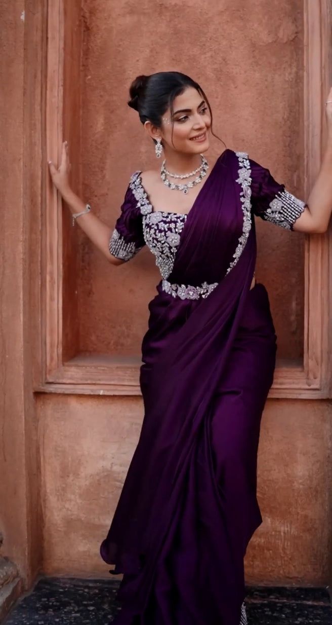 Pure Chinnon saree
