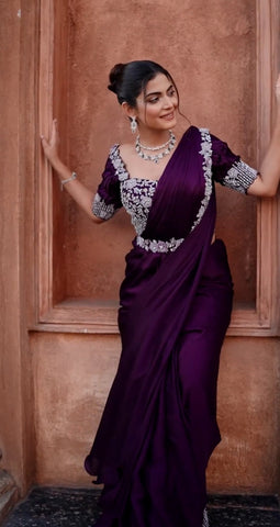 Pure Chinnon saree
