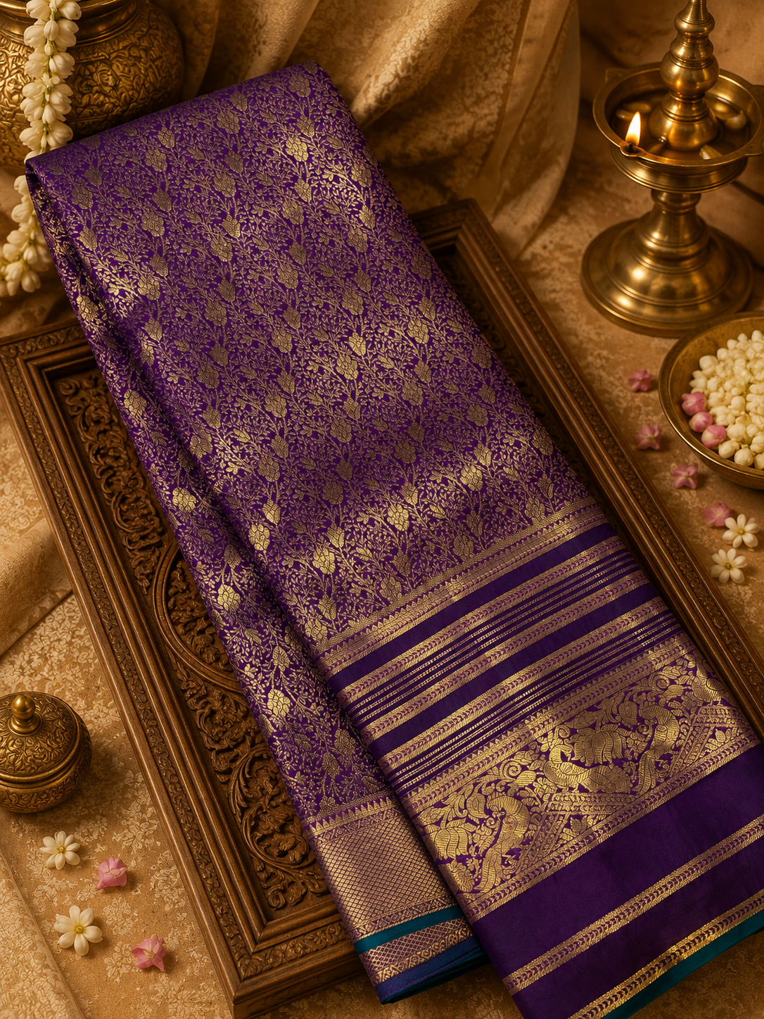 Premium Semi Kanchipuram Silk Saree