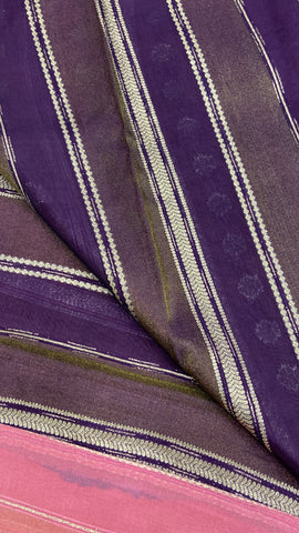 Pure Chinnon Saree💫