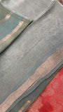 Pure Chinnon Dual Tone Saree