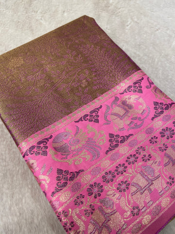 Bridal Semi Tissue Silk Saree