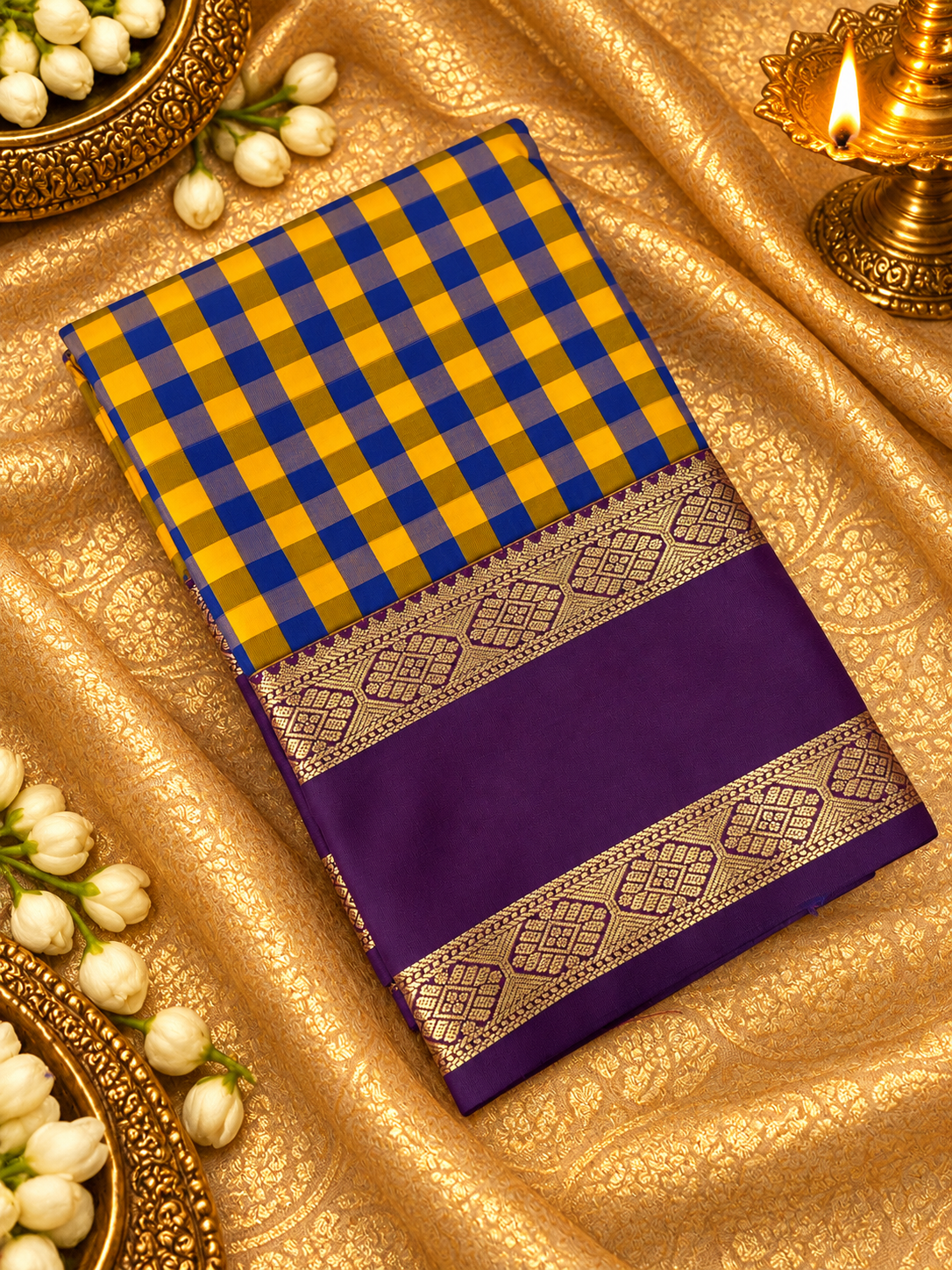 Premium Mini Kanchi Silk Saree - 902820