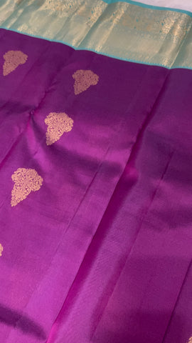 Half mix Kanjeevaram silk saree