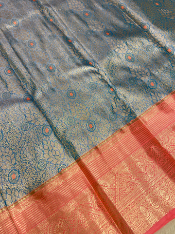 Bridal Tissue Semi Silk Saree