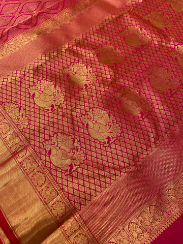 Pure Handloom Kanjeevaram Silk Mark Certified Saree