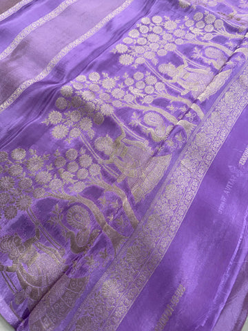 Pure Chinnon Saree