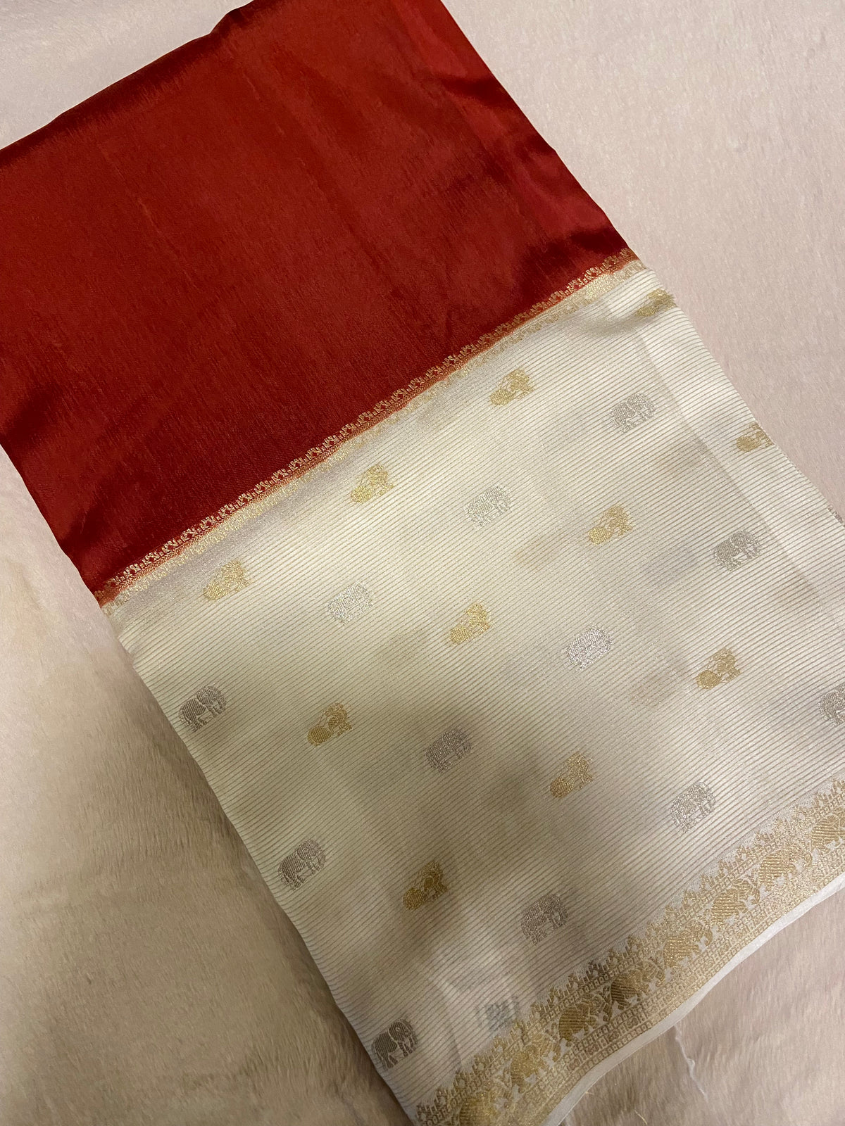 Premium semi Kolkata crepe silk saree