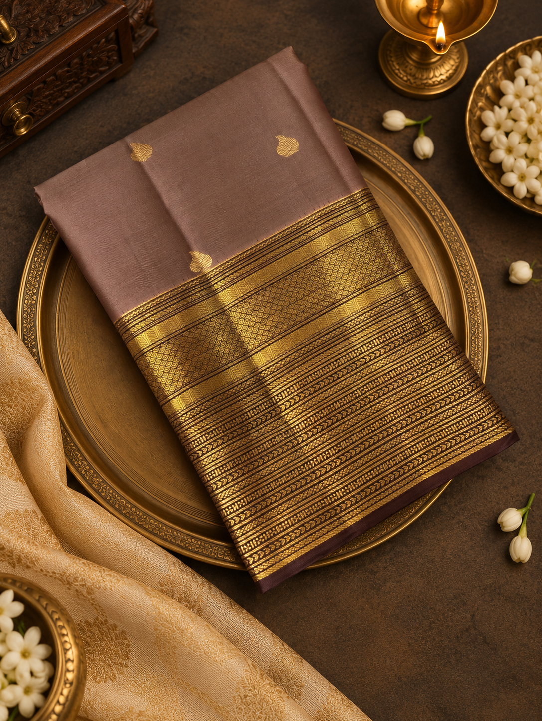 Pure Kanjeevaram Silk Saree-PS2330