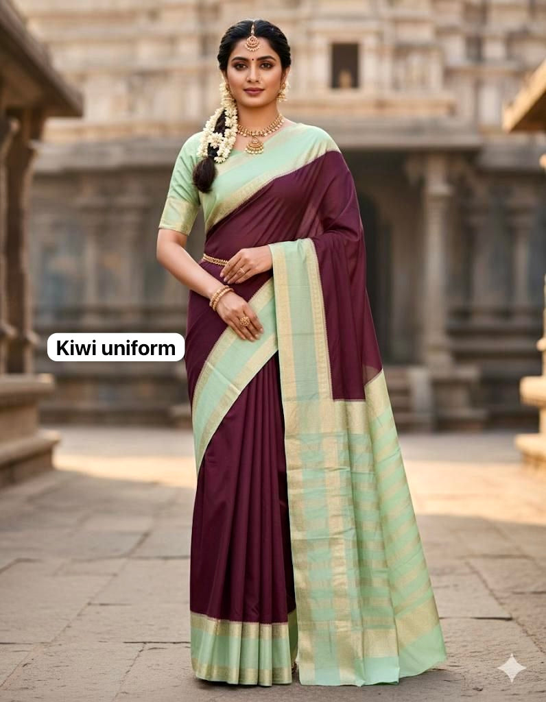 Semi Mysore Silk Saree✨