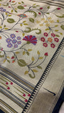 Premium Quality Tissue crepe silk in Paithani - 902691