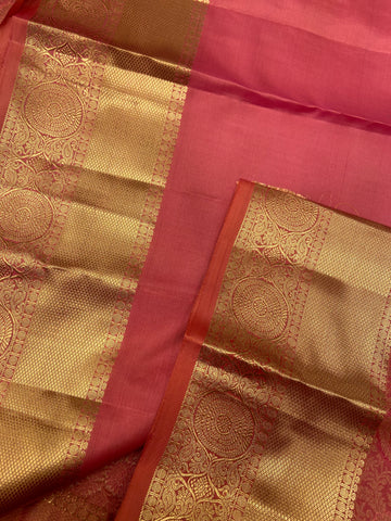 Pure Handloom Kanjeevaram Silk Mark Certified Saree