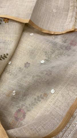 Premium Organza With Embroidery Saree🌸
