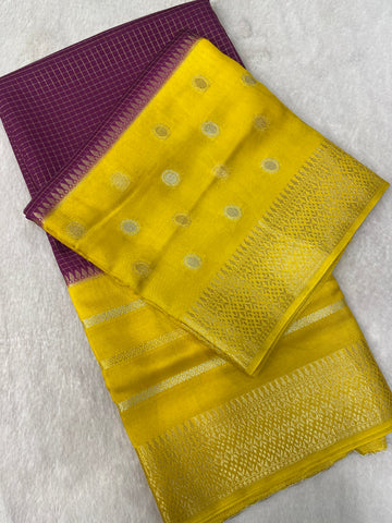 Pure Mix Mysore Silk Saree