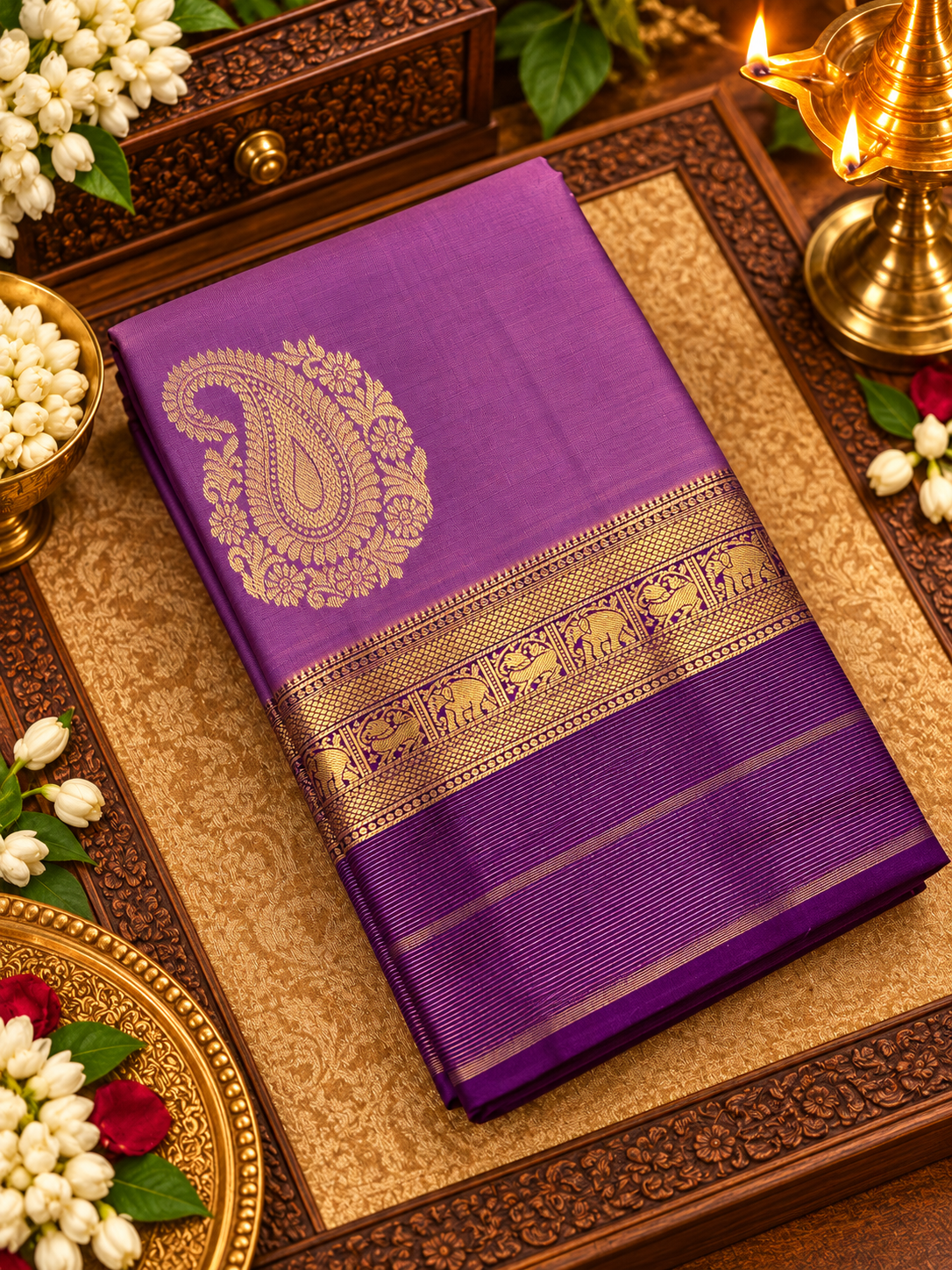 Pure Kanjeevaram Silk Saree