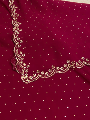 Pure Chinnon Saree